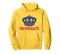 Moshiach now Flag Crown English Messiah Chabad Rebbe Jewish Pullover Hoodie