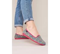 Moshulu 'amaretti' Ballerina Slippers In Charcoal