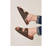 Moshulu 'bavaria Waxy' Cork Footbed Sandals In Chocolate Chocolate