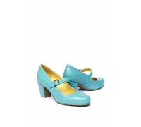 Moshulu 'biambi' Leather Bar Shoes In Green Green 4