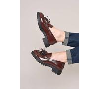 Moshulu 'bloomer' Chunky Dual Fit Loafer In Dark Red Dark Red 6