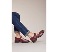 Moshulu Boyce' Ladies Flat Mary Jane Style Shoes In Red Red 5