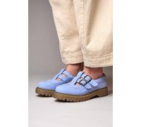 Moshulu 'calthia' Chunky Nubuck Mary Jane Shoes In Light Blue Light Blue 4