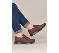 Moshulu 'kensey' Casual Lightweight Trainers In Dark Red
