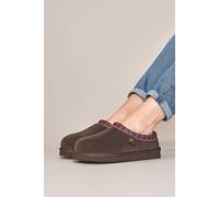 Moshulu 'kimoto 2' Scandi Style Sheepskin Slippers In Dark Brown Dark Brown