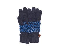 Moshulu 'rathlin Glove' Chunky Knit Gloves In Indigo Indigo One Size