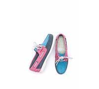 Moshulu 'salcombe 3' Ladies Boat Shoes In Turquoise Turquoise 3