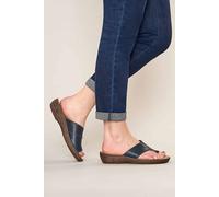 Moshulu 'seville Classic 2' Toe-Loop Comfort Sandals In Indigo Indigo 3