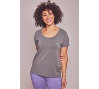 Moshulu 'slumber Tee' Polka Dot Pyjama Top In Grey Grey S