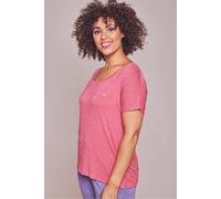 Moshulu 'slumber Tee' Polka Dot Pyjama Top In Pink Pink L