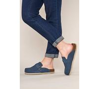 Moshulu 'tulipa 2' Cork Footbed Clogs In Blue Blue