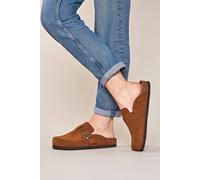 Moshulu 'tulipa 2' Cork Footbed Clogs In Tan Tan