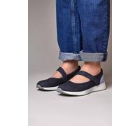 Moshulu Women's 'Amara' Sports style ballerina trainer in Indigo | Size: 4