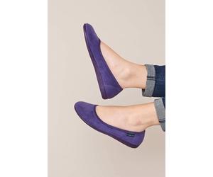 Moshulu Women's 'Banoffee 2' Ballerina Slippers Shoe in Purple | Size: 8