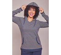 Moshulu Women's 'Downtime' Hooded Sweatshirt in Indigo | Size: Medium Moshulu Indigo M
