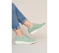 Moshulu Women's 'Kensey' Casual Lightweight Trainers in Light Green | Size: 6 Moshulu Light Green 6