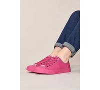 Moshulu Women's 'Marrakech 4' Lace Up Canvas Shoes in Fuchsia | Size: 4 Moshulu Fuchsia 4