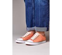 Moshulu Women's 'Marrakech 4' Lace Up Canvas Shoes in Pale Orange | Size: 5 Moshulu Pale Orange 5