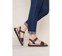 Moshulu Women's 'Philly' Cushioned Slingback City Sandals in Indigo | Size: 7 Moshulu Indigo 7