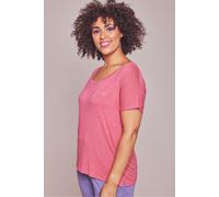 Moshulu Women's 'Slumber Tee' Polka Dot Pyjama Top in Pink | Size: Large Moshulu Pink L