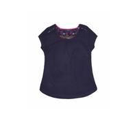 Moshulu Women's 'Tranquility' Cap Sleeve Lounge Top in Indigo | Size: Small Moshulu Indigo S