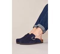 Moshulu Women's 'Tulipa 2' Cork Footbed Clogs Flat in Indigo | Size: 4