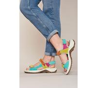 Moshulu Women's 'Wembury' Suede Adventure Sandals | Size: 5 Moshulu Multicolor 5