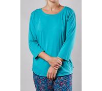 Moshulu 'wonder 2' Soft Cotton Pyjama Top In Jade Jade S