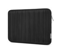 MOSISO 13-13.3 inch Laptop Case,Laptop Sleeve Compatible with MacBook Air 13 13.6 M5-M1/Neo A18 Pro/Pro 13 14,HP Dell ASUS Lenovo,Vertical Artistic Lines Carrying Case Bag with Fully Open Zipper,Black