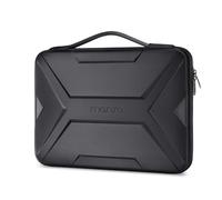 MOSISO 13-14 inch Laptop Hard Case, 13.3 inch Laptop Sleeve Waterproof Shockproof Computer Bag Compatible with MacBook HP Dell,Artistic Geometric EVA Carrying Case Hard Shell with Handle, Black