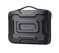 MOSISO 13-14 inch Laptop Hard Case, 13.3 inch Waterproof Shockproof Computer Bag Compatible with MacBook HP Dell, Mechanical Geometric EVA Carrying Sleeve Laptop Case Hard Shell with Handle, Black