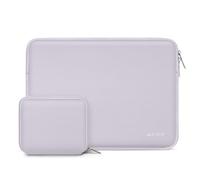 MOSISO 13.3 inch Laptop Case Neoprene Sleeve with Small Bag,Dusty Lilac | Carrying Case Compatible with MacBook Air/Pro 13/Pro 14/HP/Dell/ASUS 13,Portable,Scratch-resistant,Soft Slim Computer Bag