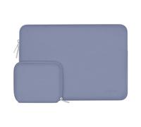 MOSISO 13.3 inch Laptop Case Neoprene Sleeve with Small Bag,Lavender Gray | Carrying Case Compatible with MacBook Air/Pro 13/Pro 14/HP/Dell/ASUS 13,Portable,Scratch-resistant,Soft Slim Computer Bag