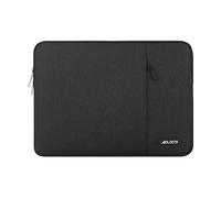 MOSISO 14 inch Laptop Case Compatible with HP Dell ASUS Acer, Black | Compatible with HP Lenovo Dell ASUS Acer,HP Stream, Polyester Vertical Sleeve Slim Computer Carrying Case with Pocket