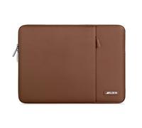 MOSISO 14 inch Laptop Case Compatible with HP Dell ASUS Acer, Caramel Brown | Compatible with HP Lenovo Dell ASUS Acer,HP Stream, Polyester Vertical Sleeve Slim Computer Carrying Case with Pocket