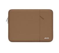 MOSISO 14 inch Laptop Case Compatible with HP Dell ASUS Acer, Mocha | Compatible with HP Lenovo Dell ASUS Acer,HP Stream, Polyester Vertical Sleeve Slim Computer Carrying Case with Pocket