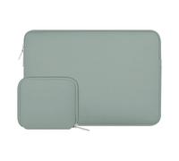 MOSISO 14 inch Laptop Case Neoprene Sleeve with Small Bag,Antique Green | Carrying Case Compatible with Compatible with HP/Lenovo/Dell/ASUS/Acer 14,Portable,Scratch-resistant,Soft Slim Computer Bag
