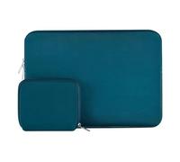 MOSISO 14 inch Laptop Case Neoprene Sleeve with Small Bag,Deep Teal | Carrying Case Compatible with Compatible with HP/Lenovo/Dell/ASUS/Acer 14,Portable,Scratch-resistant,Soft Slim Computer Bag