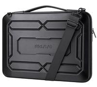 MOSISO 15.6 inch Hard Shell Laptop Sleeve Shoulder Bag, Waterproof Shockproof Protective EVA Computer Bag Carrying Case Compatible with MacBook Pro 16, 15-16 inch Lenovo, HP, Dell, Notebook, Black