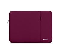 MOSISO 15 inch Laptop Case Sleeve with Accessory Pocket, Wine Red