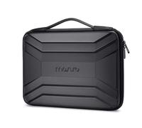 MOSISO 17-17.3 inch Laptop Hard Case, 17.3 inch Waterproof Shockproof Computer Bag for Dell, HP, Lenovo, Asus, Acer, Alienware, Symmetrical Trapezoid EVA Carrying Laptop Sleeve Hard Shell Handle,Black