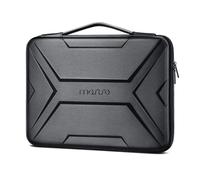 MOSISO 17.3 inch Laptop Hard Case,Waterproof Shockproof Bag, Black | 17-17.3 inch Laptop Sleeve Compatible with HP Dell Acer, Artistic Geometric EVA Computer Carrying Case Hard Shell with Handle