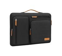 MOSISO 360 Protective Laptop Case 15 inch, 15 inch Laptop Sleeve Compatible with MacBook Air M4 M3 M2 2025-2023, Computer Notebook, Side Open Carrying Case with 4 Zipper Pockets&Handle, Black