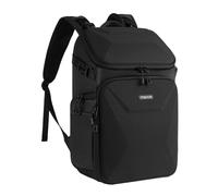 MOSISO Camera Backpack, DSLR Camera Bag with Waterproof Rain Cover, Honeycomb Hardshell Case Photography Travel Backpack with 15-16 inch Laptop Compartment & Tripod Holder for Canon/Nikon/Sony, Black