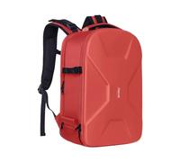 MOSISO Camera Backpack, DSLR/SLR/Mirrorless Photography Camera Bag 15-16 inch Waterproof Hardshell Case with Tripod Holder&Laptop Compartment Compatible with Canon/Nikon/Sony, Red