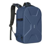 MOSISO Camera Backpack, DSLR/SLR/Mirrorless Photography Camera Bag 15-16 inch Waterproof Hardshell Case with Tripod Holder&Laptop Compartment Compatible with Canon/Nikon/Sony, Steel Blue