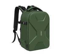 MOSISO Camera Backpack, DSLR/SLR/Mirrorless Photography Camera Bag Full Open Waterproof Hardshell Case with Insert&Tripod Holder&Laptop Compartment Compatible with Canon/Nikon/Sony, Army Green