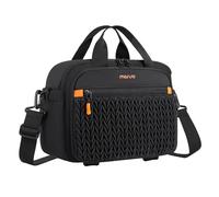 MOSISO Camera Bag for Photographers, Photography Shoulder Bag for DSLR/SLR/Mirrorless Cameras, Wheat Ear Quilted Padded Camera Case with Rain Cover & Bottom Tripod Holder for Canon/Nikon/Sony, Black