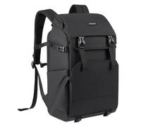 MOSISO Camera Bag, Professional Camera Backpack with Rain Cover, Black | DSLR/SLR Camera Bag with Top Flap Pocket&15.6 inch Laptop Compartment&Tripod Holder Compatible with Canon/Nikon/Sony