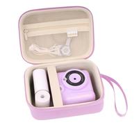 MOSISO Camera Case for Kids, Portable Digital Camera Organizer Bag, Purple
